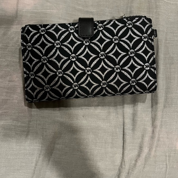 NWT Michael Kors Black and Silver Women's Bag and Wallet - Picture 5 of 6